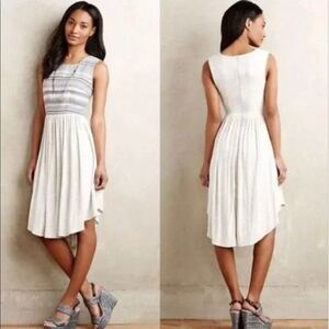 𝅺anthropologie | Dolan Left Coast Collection Sabado Dress in Blue and Gray